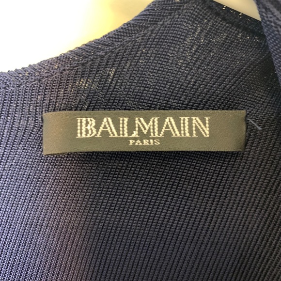 * SOLD* Brand new Balmain Wrap Around Knit Dress - Picture 5 of 7